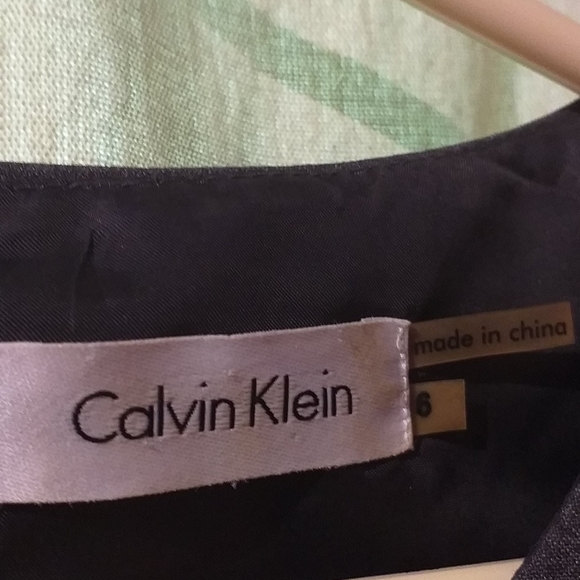Calvin Klein Charcoal Grey Sheath Dress - Picture 2 of 5